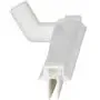 Full Colour Hygiene Floor wiper,Flexible Neck Polypropylene, Tpe Rubber 40cm Wide White