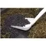 Ergonomic Shovel Tall Helve, Large Blade Polypropylene Height 1310mm Large 380x340x90mm White