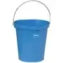 Bucket 12 Liter Polypropylene and Stainless steel 325x330x330mm Also see Bucket Lid 5687 and Wall holder 16200 Blue