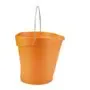Bucket 12 Liter Polypropylene and Stainless steel 325x330x330mm Also see Bucket Lid 5687 and Wall holder 16200 Orange