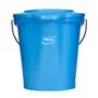 Bucket Lid for 12 Liter Bucket Polypropylene 365x310x40mm Blue