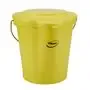 Bucket Lid for 12 Liter Bucket Polypropylene 365x310x40mm Yellow