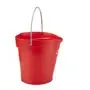 Bucket 6 Liter Polypropylene and Stainless steel 260x270x258mm Also see Bucket Lid 5689 and Wall holder 16200 Red