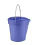 Bucket 6 Liter Polypropylene and Stainless steel 260x270x258mm Also see Bucket Lid 5689 and Wall holder 16200 Purple