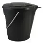 Bucket Lid for 6 Liter Bucket Polypropylene 295x250x20mm Black