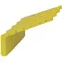 Wall holder Polypropylene 240x170x60mm Yellow
