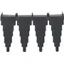 Wall holder Polypropylene 240x170x60mm Black