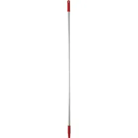 Vikan Hygiene Aluminum Handle - 1460mm - Ø25mm - Red - with Screw Thread