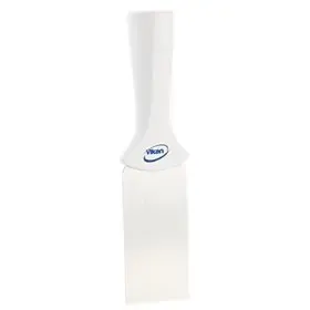 Vikan Hygiene Hand Scraper with Stainless Steel Blade - White - 50mm - with Screw Thread