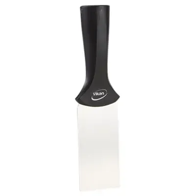 Vikan Hygiene Hand Scraper with Stainless Steel Blade - Black - 50mm - with Screw Thread