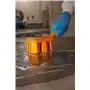 Vikan UST Afwasborstel met Korte Steel - Oranje - Harde Vezels - 260mm