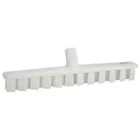 Vikan UST Floor Scrubber - White - Hard - 400mm
