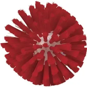 Vikan Hygiene Pipe Brush - Red - Medium Fibers - Handle Model - Ø175mm