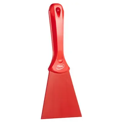 Vikan Hygiene Nylon Hand Scraper - Red - 100mm