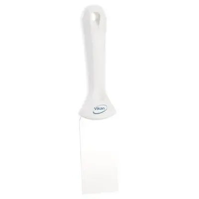 Vikan Hygiene Hand Scraper with Stainless Steel Blade - White - 50mm