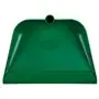 Vikan Hygiene Dust Pan with Upright Aluminum Handle 75cm - Green - angled - 330mm