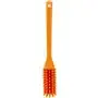 Vikan Hygiene Narrow Brush Long Handle - Orange - Hard Fibers - 420mm