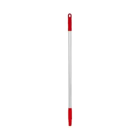 Vikan Hygiene Aluminum Handle - 840mm - Ø22mm - Red - with Screw Thread