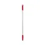 Vikan Hygiene Aluminum Handle - 840mm - Ø22mm - Red - with Screw Thread