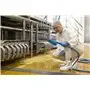 Vikan Hygiene Hand Brush with Water Throughput - Blue - Hard - 330mm