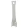 Vikan Hygiene Small Detail Brush with Scraping Edge - White - Hard Fibers - 150mm