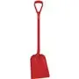 Vikan Hygiene Shovel - Metal detectable - Red - Straight Handle 1,040mm - Blade 327x271mm