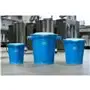 Vikan Hygiene Bucket with Pour Spout - Metal Detectable - Blue - Graduation - 12ltr