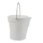 Vikan Hygiene Bucket with Pour Spout - Metal Detectable - White - Graduation - 12ltr