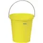 Vikan Hygiene Bucket with Pour Spout - Metal Detectable - Yellow - Graduation - 12ltr