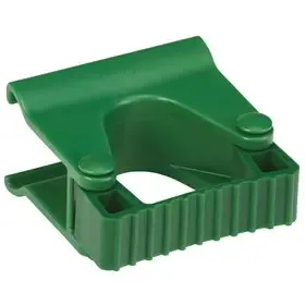 Vikan Hygiene Hi-Flex Part for Hanging System: Clamp Module for Rail - Green