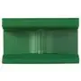 Vikan Hygiene Hi-Flex Part for Hanging System: Clamp Module for Rail - Green