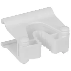 Vikan Hygiene Hi-Flex Part for Hanging System: Clamp Module for Rail - White