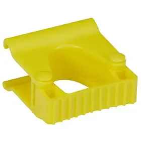Vikan Hygiene Hi-Flex Part for Hanging System: Clamp Module for Rail - Yellow