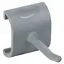 Vikan Hygiene Hi-Flex Part for Hanging System: hook module for Rail - Gray