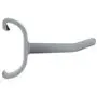 Vikan Hygiene Hi-Flex Part for Hanging System: hook module for Rail - Gray