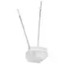 Vikan Hygiene Combination Set Dustpan 350mm - White - with Medium Sweeper 250mm and ALU Steel 840mm