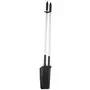 Vikan Hygiene Combination Set Dust Pan 350mm - Black - with Medium Sweeper 250mm and ALU Steel 840mm