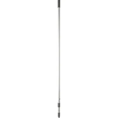 Vikan Microfibre Aluminum Telescopic Handle - 1490-4000mm - Ø29mm - Gray - Clickfit