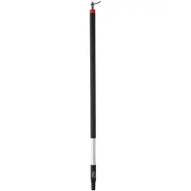 Vikan Transport Aluminum Handle with Water Throughput - Hose Barb - 1025mm - Ø31mm - Black