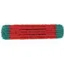 Vikan Transport Washing Brush with Water Passage - Rubber Bumper - Oval - Black - Soft Fibers - 370mm