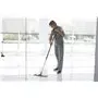 Vikan Microfibre Damp Dry 31 - Microfibre Flat Mop - Gray - 40cm - Pocket