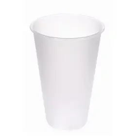 Milkshake cups "Reusable" 400ml (16oz), PP Ø 9 x 13.5 cm Transparent -Horecavoordeel.com-
