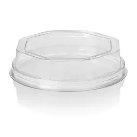 Lid octagonal Apet Transparent