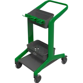Vikan Hygo Mobile Cleaning Station Unassembled 780mm Green