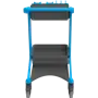 Vikan Hygo Mobile Cleaning Station Unassembled 780mm Blue