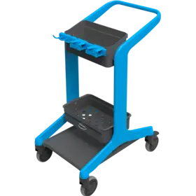 Vikan Hygo Mobile Cleaning Station Unassembled 780mm Blue