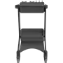 Vikan Hygo Mobile Cleaning Station Unassembled 780mm Black