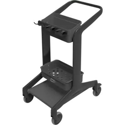 Vikan Hygo Mobile Cleaning Station Unassembled 780mm Black