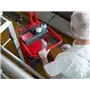 Vikan Hygo Mobile Cleaning Station Unassembled 780mm Red