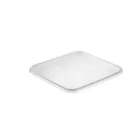 Lids for Sealable Injection Molding Containers 2000cc PP Transparent 195 x 195 x 77mm -Horecavoordeel.com-